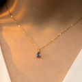 The Sophia Necklace - 925 Sterling Silver Gold