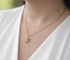 Abalone Shell Sun Necklace