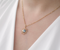 Abalone Shell Sun Necklace