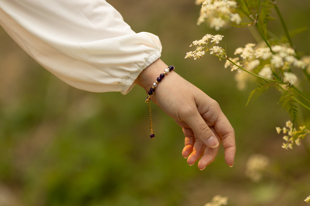 The Lavender Pearl Bracelet