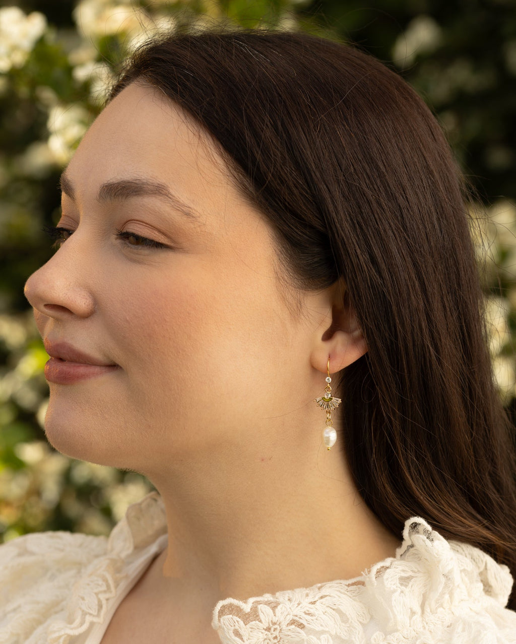 The Sunburst Pearl Earrings