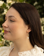 The Sunburst Pearl Earrings