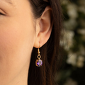 The Violet Drop Earrings