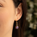 The Violet Drop Earrings