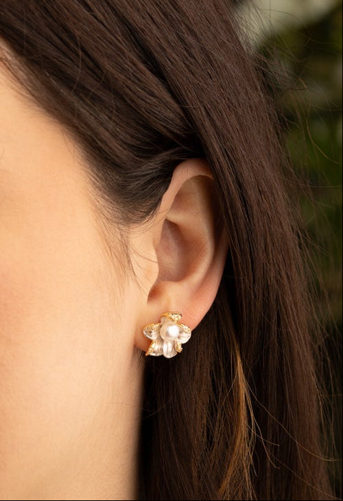 The Blossom Pearl Studs