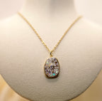 Natural Shell & Golden Sun Necklace