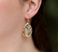 Abalone Shell Drop Earrings