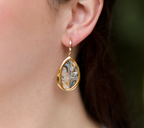Abalone Shell Drop Earrings