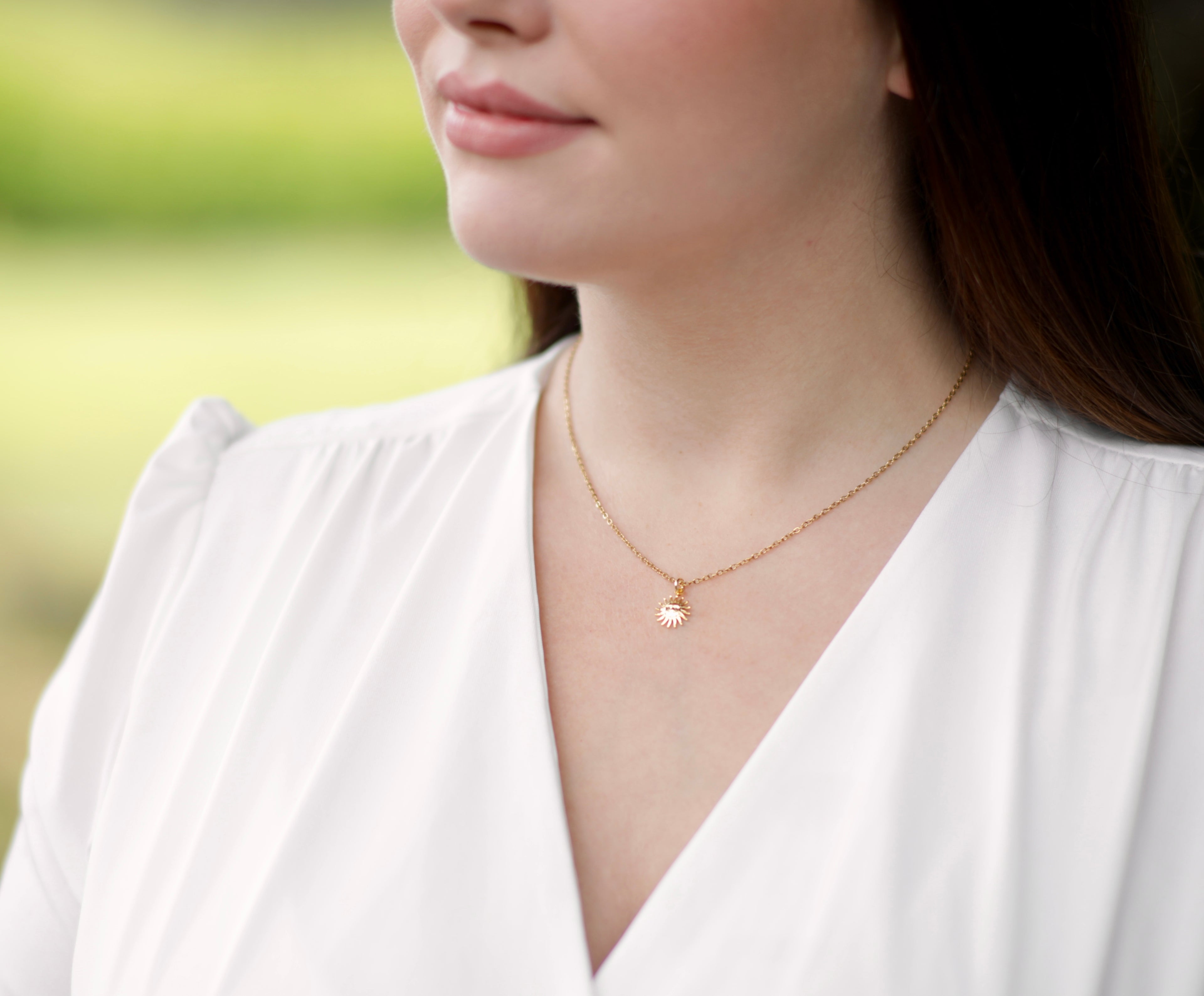 Golden Sun Necklace