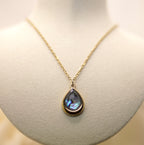 Abalone Shell Teardrop Necklace