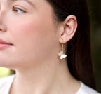 Natural Shell Butterfly Earrings