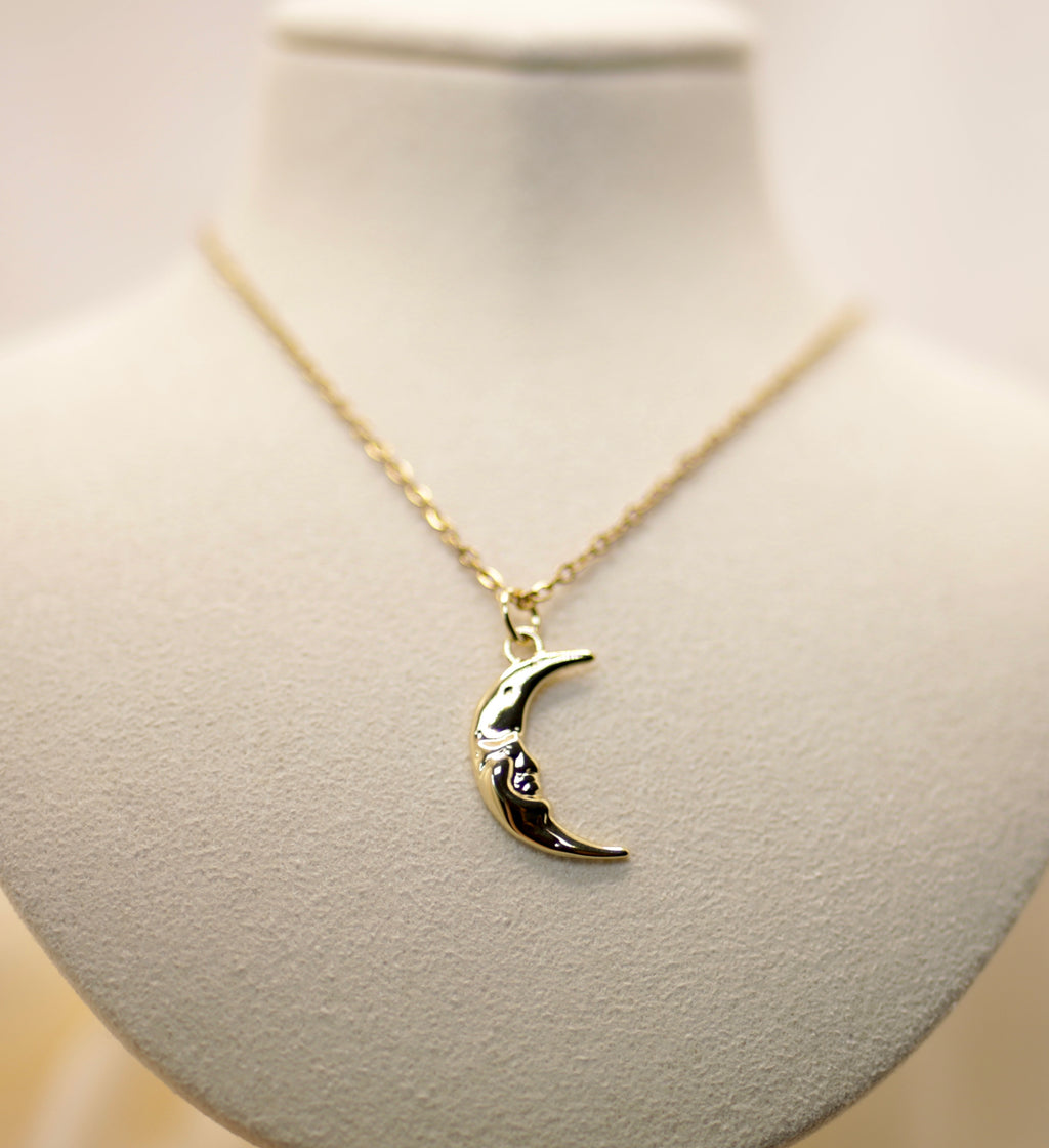 Golden Moon Necklace