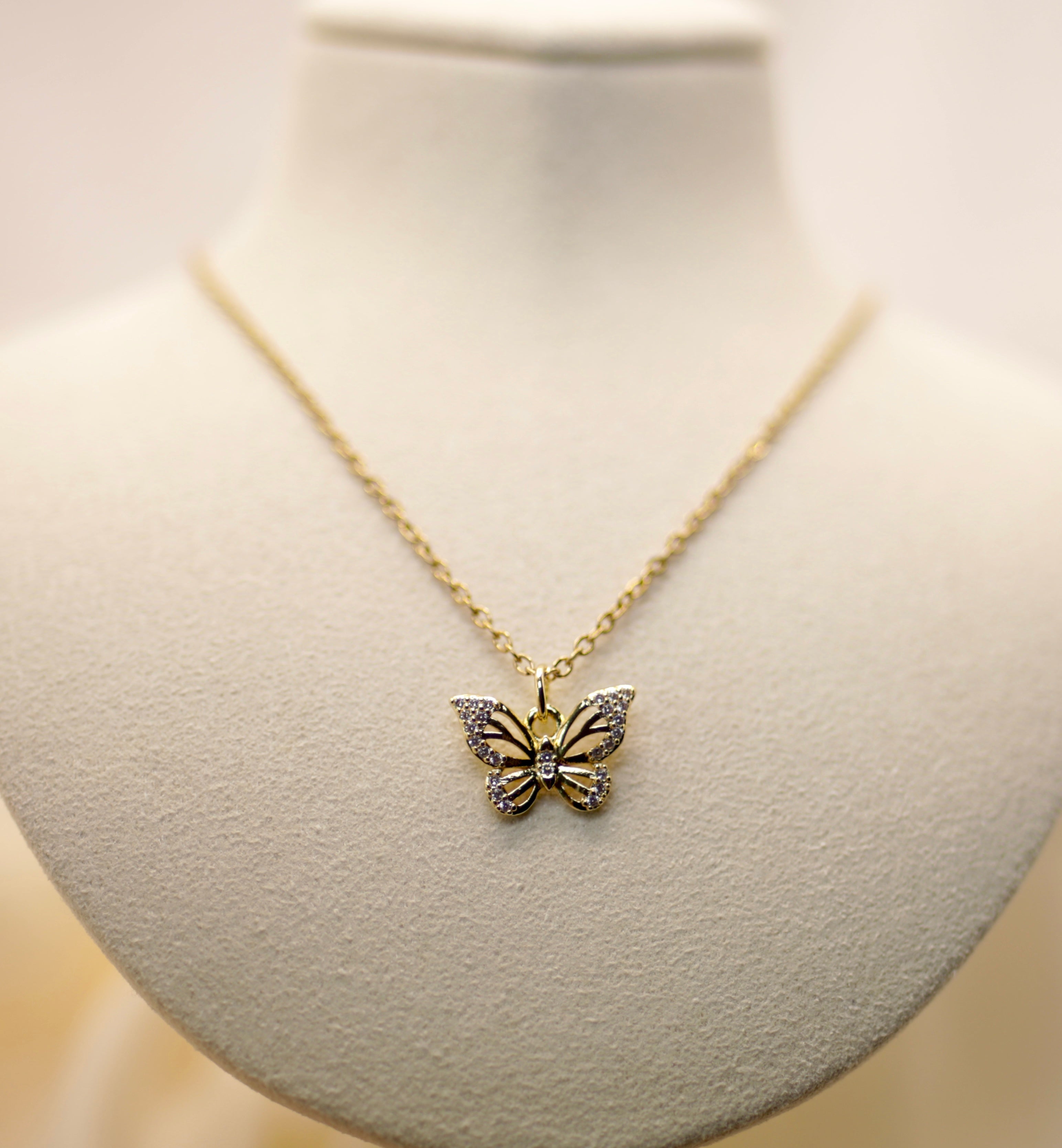 Golden Butterfly Necklace