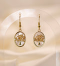 Natural Shell Tree of Life Earrings