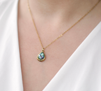 Abalone Shell Teardrop Necklace