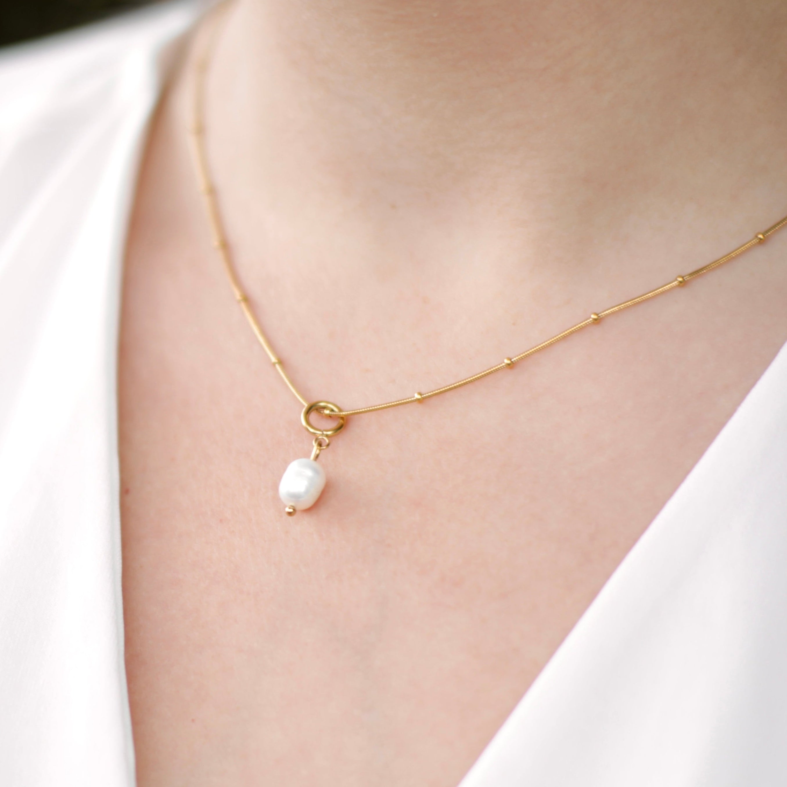 Natural Freshwater Pearl Necklace