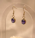 The Violet Drop Earrings